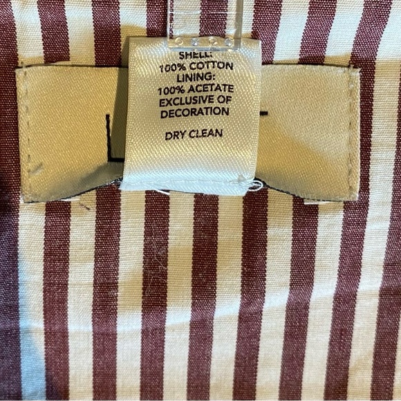 AT Loft Striped Midi A-Line Skirt, size 12 - Picture 4 of 7